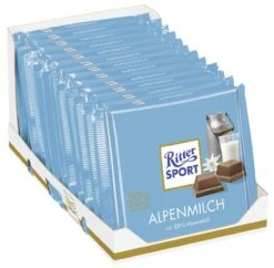 Ritter Sport Alpenmilch Schokolade 12 X 100 G (1,2 Kg) -Lebensmittel Discounter 01b2e06f a857 4d8a b1ac 7d062e7ffecd