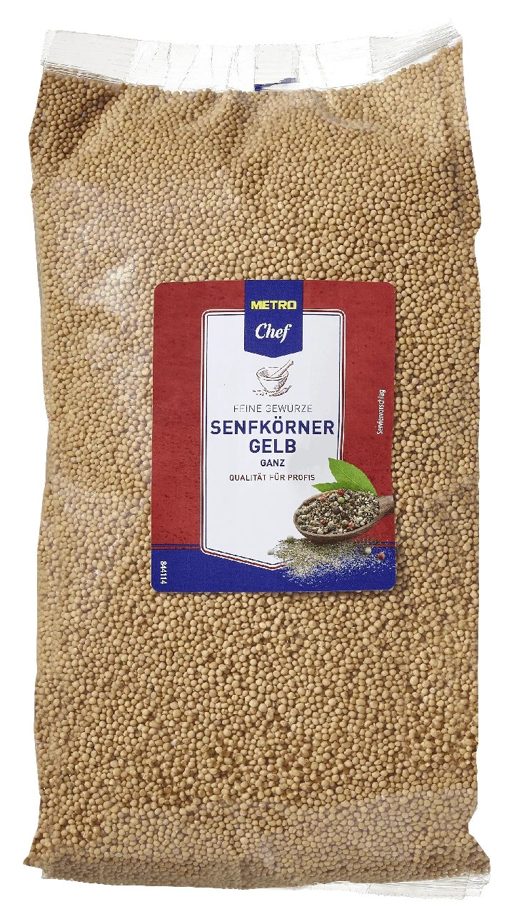 METRO Chef Senfkörner Gelb Ganz (1,33 Kg) 1 METRO Chef Senfkörner Gelb Ganz (1,33 Kg)