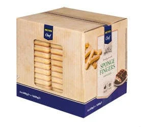 METRO Chef Löffelbiscuits 16 X 100 G (1,6 Kg) 2 METRO Chef Löffelbiscuits 16 X 100 G (1,6 Kg) – Bild 2