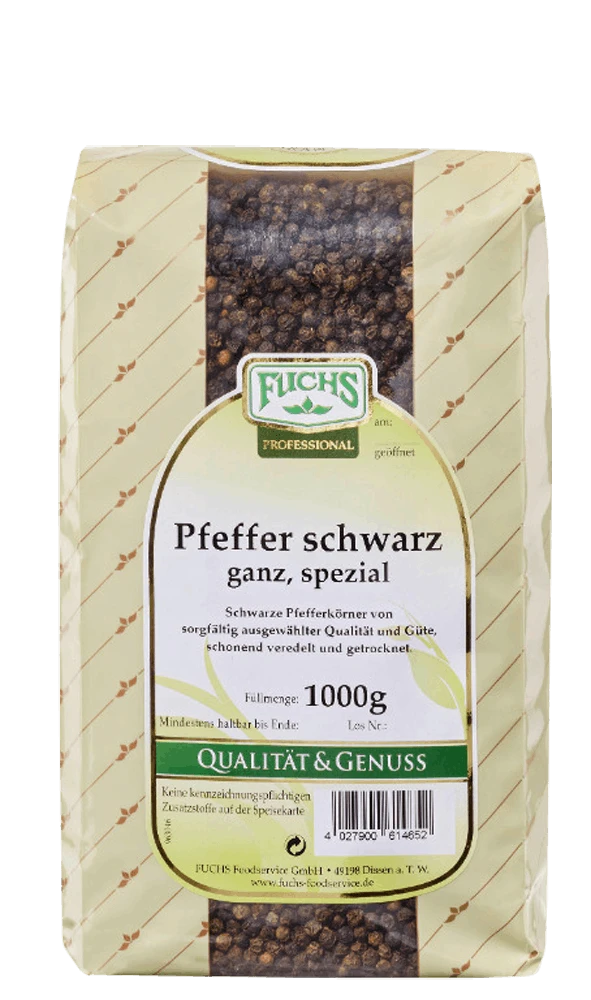 Fuchs Pfeffer Schwarz Ganz (500g) 3 Fuchs Pfeffer Schwarz Ganz (500g) – Bild 3