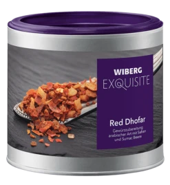 WIBERG Exquisite Red Dhofar, Gewürzzubereitung Arabischer Art Mit Safran Und Sumac Beere (210g)