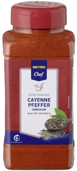 Metro Chef Cayenne-Pfeffer Gemahlen (150 G) 10 Metro Chef Cayenne-Pfeffer Gemahlen (150 G) -Lebensmittel Discounter 2682eea9 c8c2 43ea 8717 369efd453ffd 2