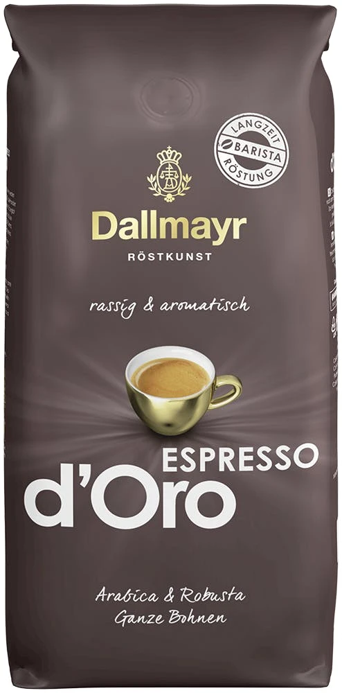 Dallmayr Kaffeebohnen Crema D'oro (1 Kg) 2 Dallmayr Kaffeebohnen Crema D'oro (1 Kg) – Bild 2