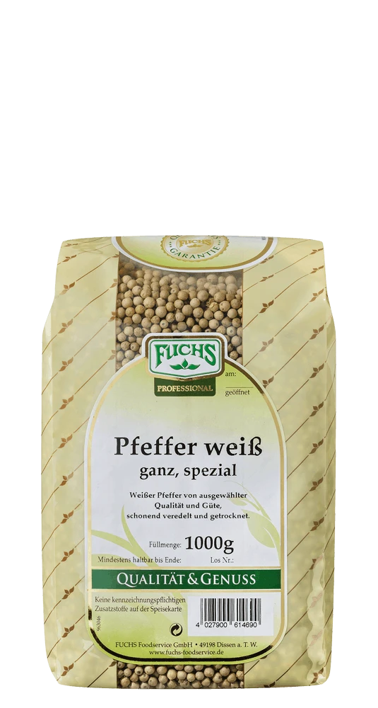 METRO Chef Pfeffer Weiß Ganz (1,2 Kg) 4 METRO Chef Pfeffer Weiß Ganz (1,2 Kg) – Bild 4