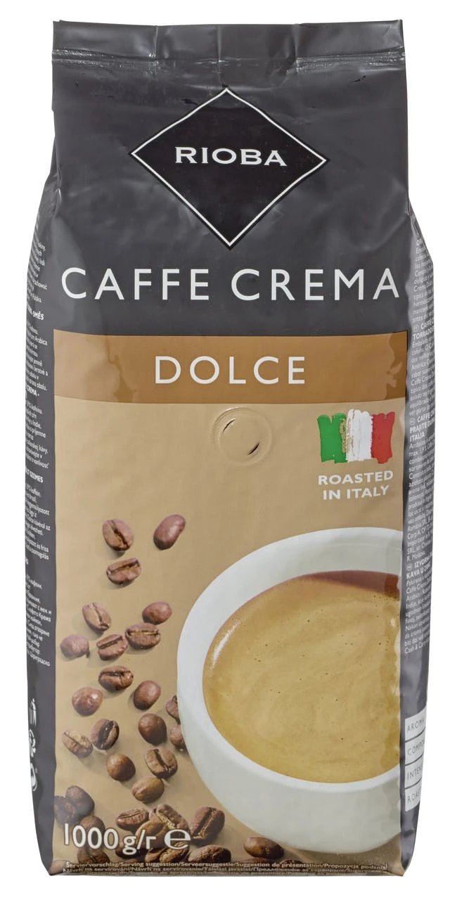 Rioba Kaffeebohnen Caffee Crema Classico (1 Kg) 2 Rioba Kaffeebohnen Caffee Crema Classico (1 Kg) – Bild 2