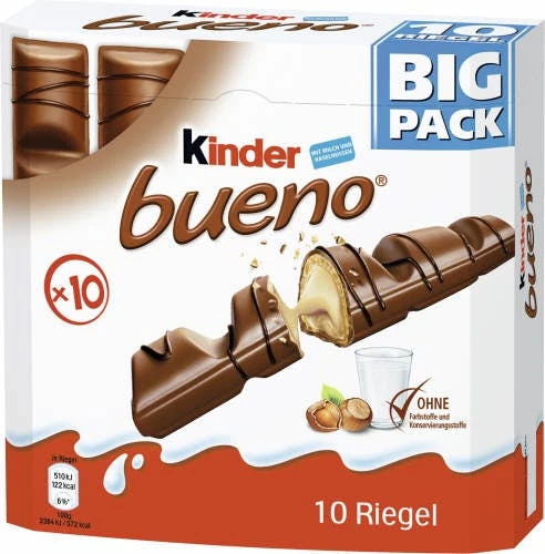 Kinder Bueno White 30 X 39 G (1,17 Kg) 2 Kinder Bueno White 30 X 39 G (1,17 Kg) – Bild 2