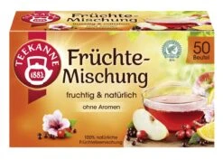 Teekanne Früchtetee Früchte-Mischung 50 Teebeutel (150g)