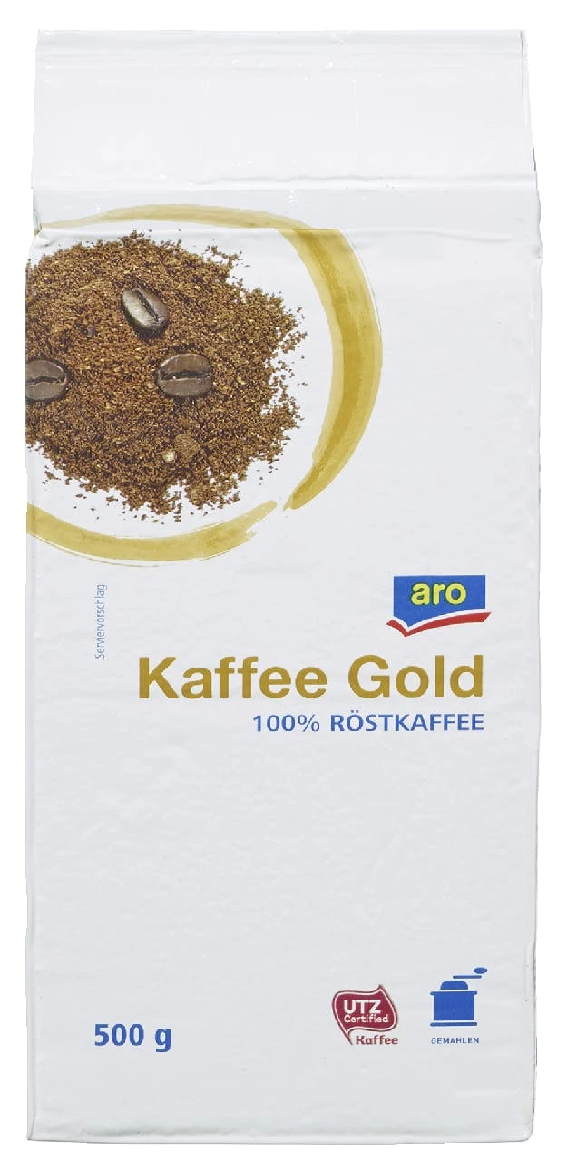 Aro Gemahlener Kaffee Gold (500 G) 1 Aro Gemahlener Kaffee Gold (500 G)