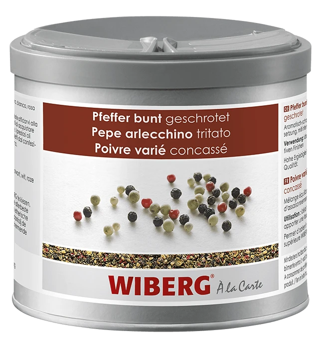 WIBERG Pfeffer Bunt Geschrotet (470 Ml) 1 WIBERG Pfeffer Bunt Geschrotet (470 Ml)