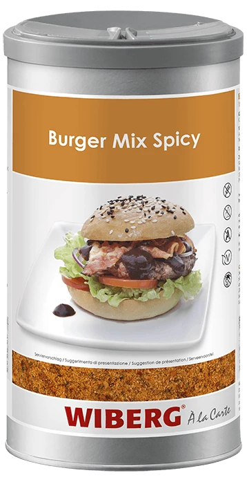 WIBERG Burger Mix Spicy Würzmischung (1200 Ml) 1 WIBERG Burger Mix Spicy Würzmischung (1200 Ml)