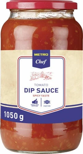 Metro Chef Dip Tomato Sauce Hot (1.05 Kg) 1 Metro Chef Dip Tomato Sauce Hot (1.05 Kg)