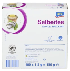 Aro Tee Salbei 100 X 1,5 G (150 G) -Lebensmittel Discounter d855bdb2 769b 4afb b47a 7801695047d4