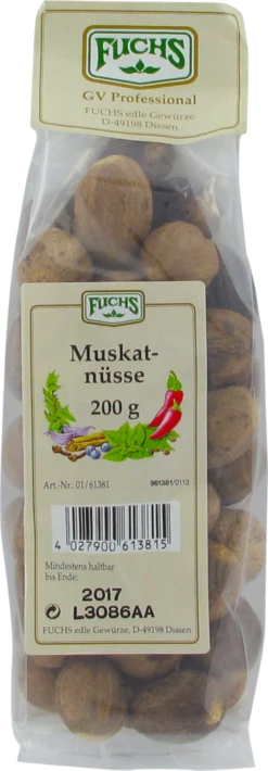 Fuchs Muskatnuss Gemahlen (1kg) -Lebensmittel Discounter f12b78dc 4343 4597 8a39 ace1604753f2 1